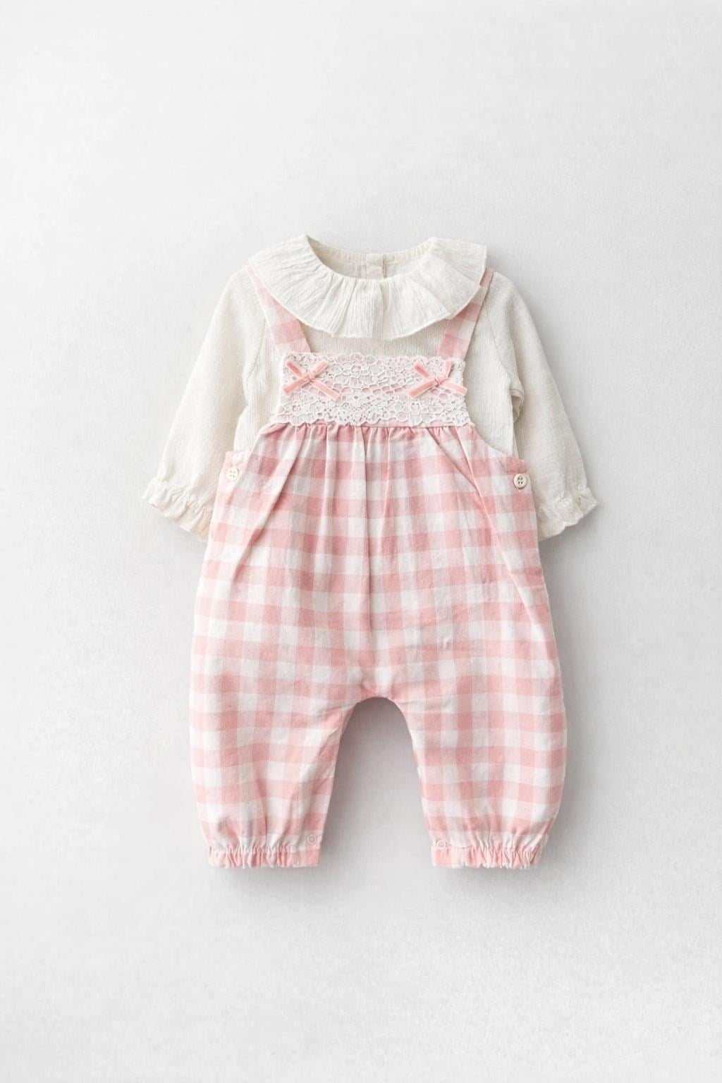 KIZ BEBEK TNGS5776 SENSİTİVE SALOPET SETİ