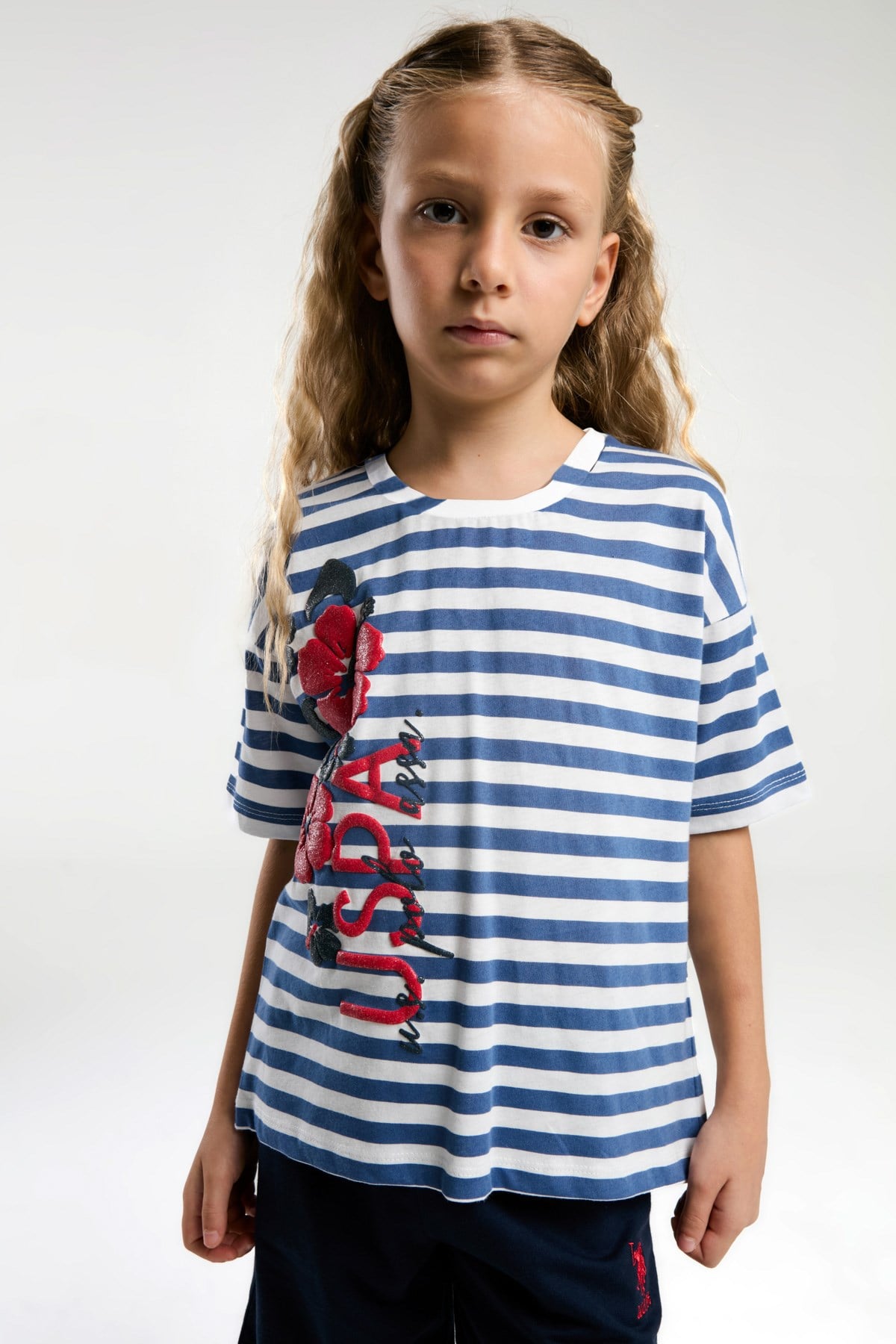 KIZ ÇOCUK 2074 USPA ÇİÇEK BASKI 2