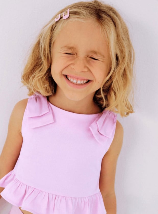 KIZ ÇOCUK 3023 PEPLUM ÜST GKM0115