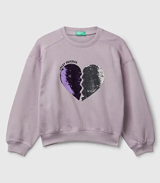 KIZ ÇOCUK 3J68C10QI-25K PULLU SWEATSHIRT
