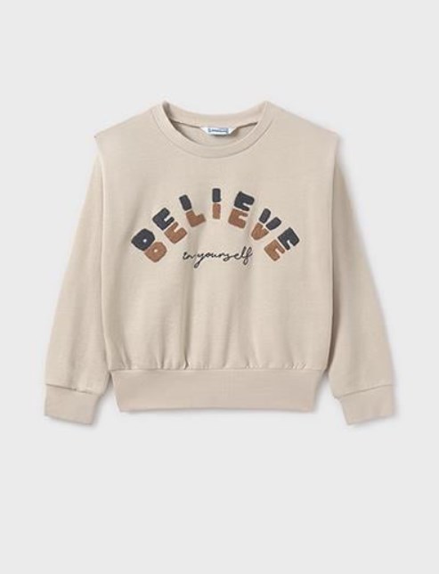 KIZ ÇOCUK 7468 OMUZLUKLU SWEATSHIRT GKM0075