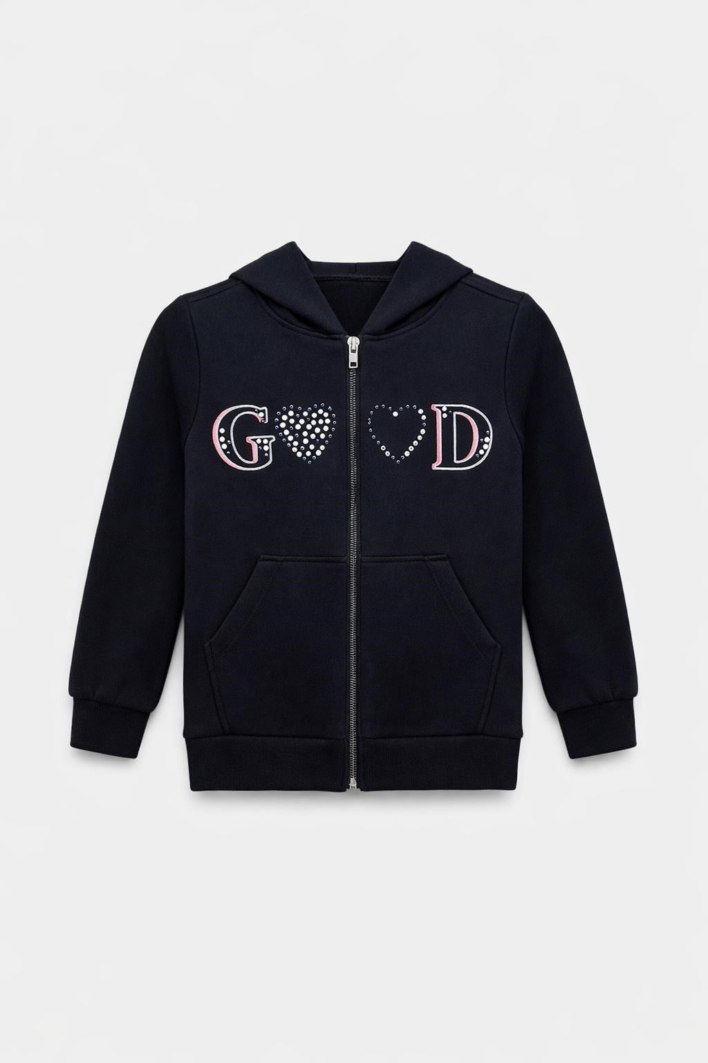 KIZ ÇOCUK GOOD BASKI KAPÜŞONLU HIRKA GK1113