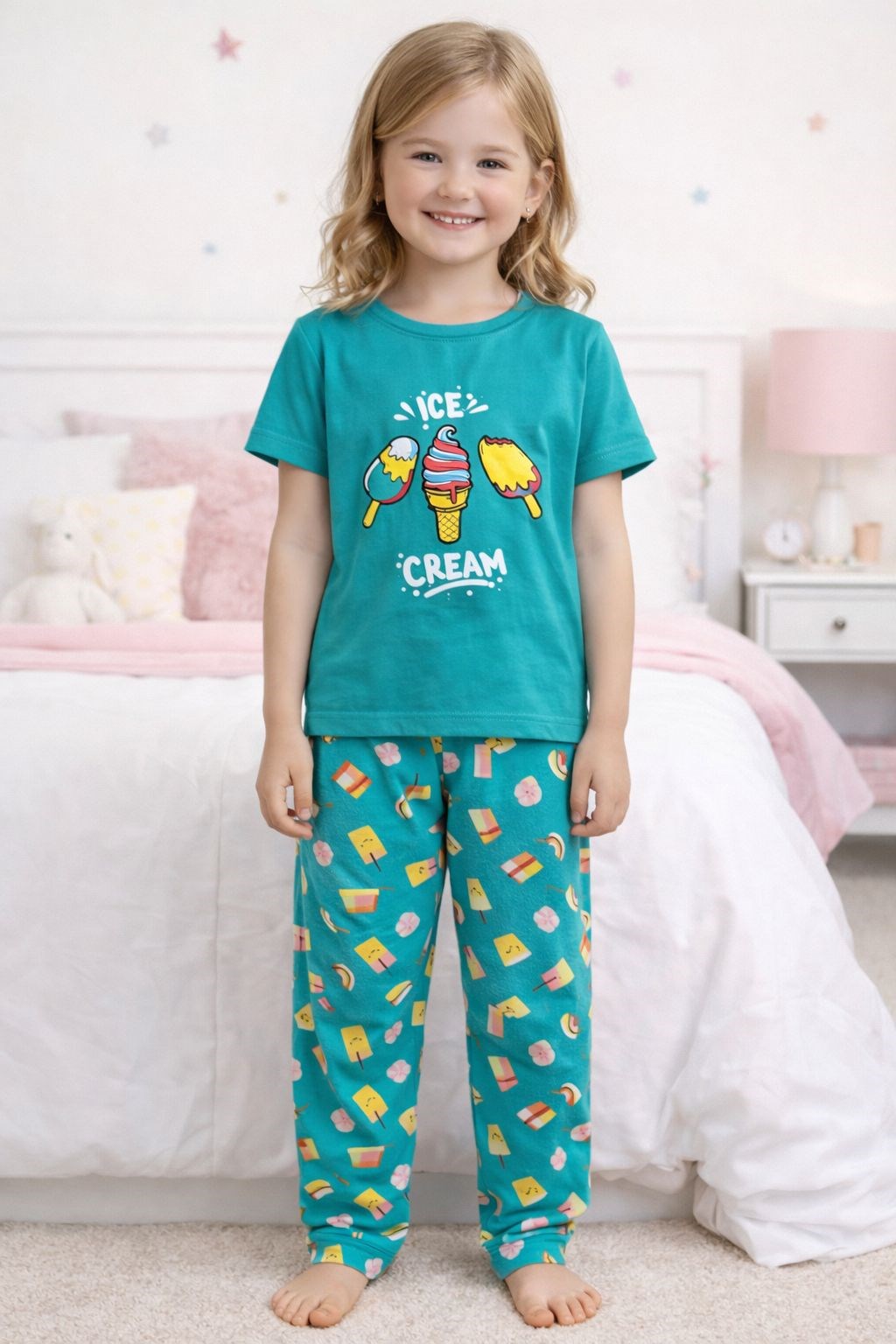 KIZ ÇOCUK ICE CREAM BASKI PİJ. TK. GK3992