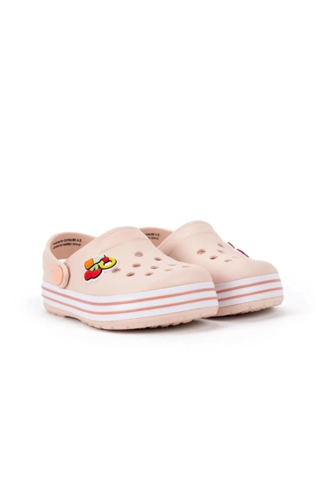 KIZ ÇOCUK KİRAZ DESEN CROCS SANDALET GKH0008