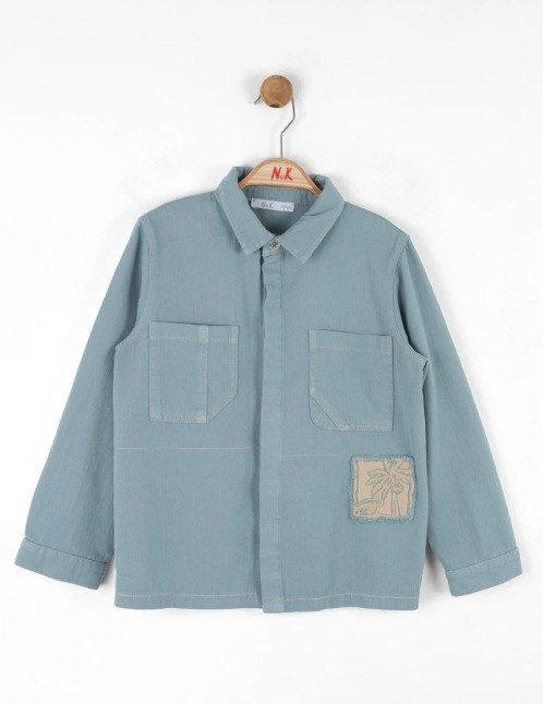 KIZ GENÇ 48357 STAR GÖMLEK GKN0243