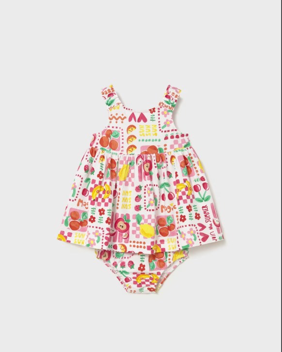 Mayoral 1927 Elbise Baskili-Altli