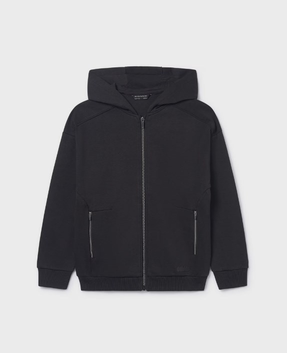 Mayoral Erkek Çocuk Uzun Kollu Kapüşonlu Sweatshirt 8-18 Yaş SİYAH