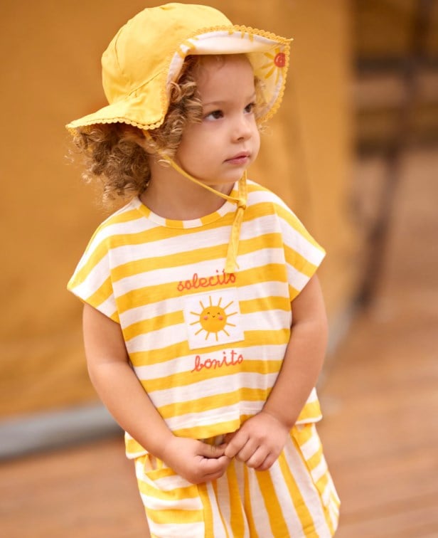 Mayoral Kız Bebek GÜneş Baskılı Şortlu Takım 6 Ay 4 Yaş SARI