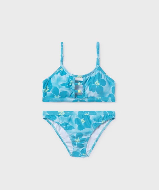 Mayoral Kız Çocuk Çiçek Desenli Bikini Takımı 8-18 Yaş LACİVERT