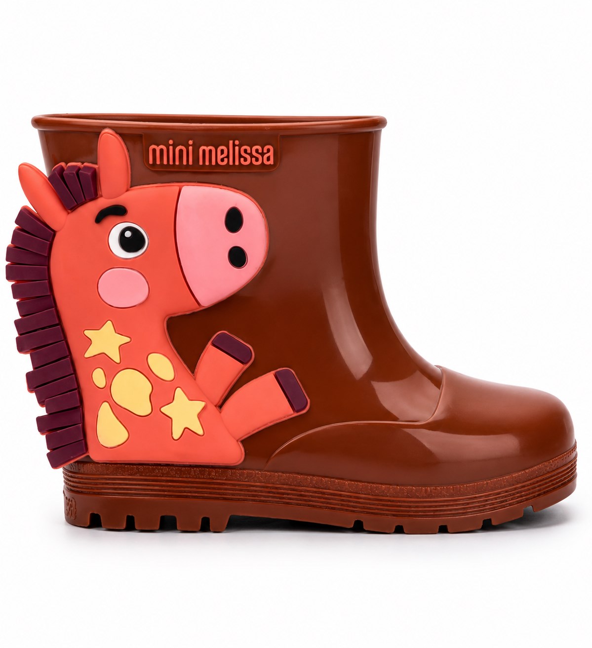 Mini Melissa Kız Çocuk  Welly Wonderland BB Yağmur Çizmesi 21-29 KAHVERENGİ