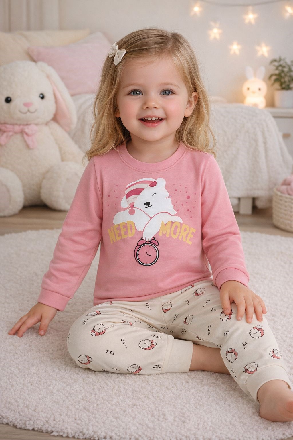 NEED MORE KIZ PİJAMA TK.GK145