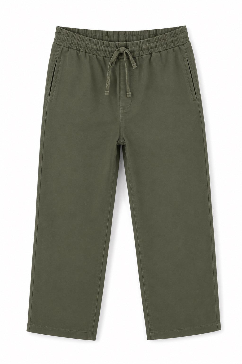 Nk Erkek Çocuk Beli Lastikli Basic Pantolon 8-14 Yaş HAKİ