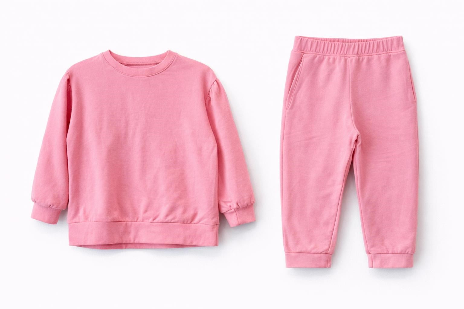 Nk Kız Bebek Yumuşak Dokulu Kumaş İkili Takım 9-36 Ay PEMBE