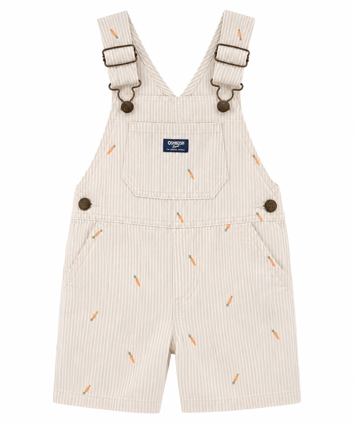 Oshkosh Erkek Çocuk Havuç Desenli Tulum 2-5 Yaş YEŞİL