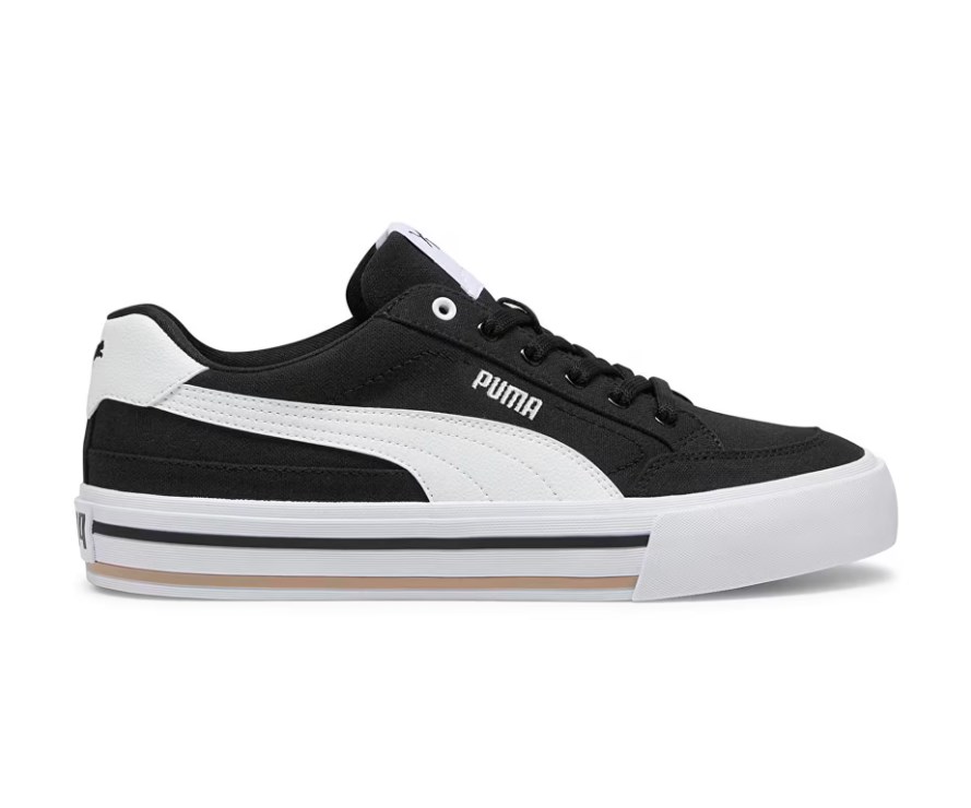 Puma Erkek Çocuk  Court Classic Vulc FS Günlük Spor Ayakkabı 40-45 SİYAH