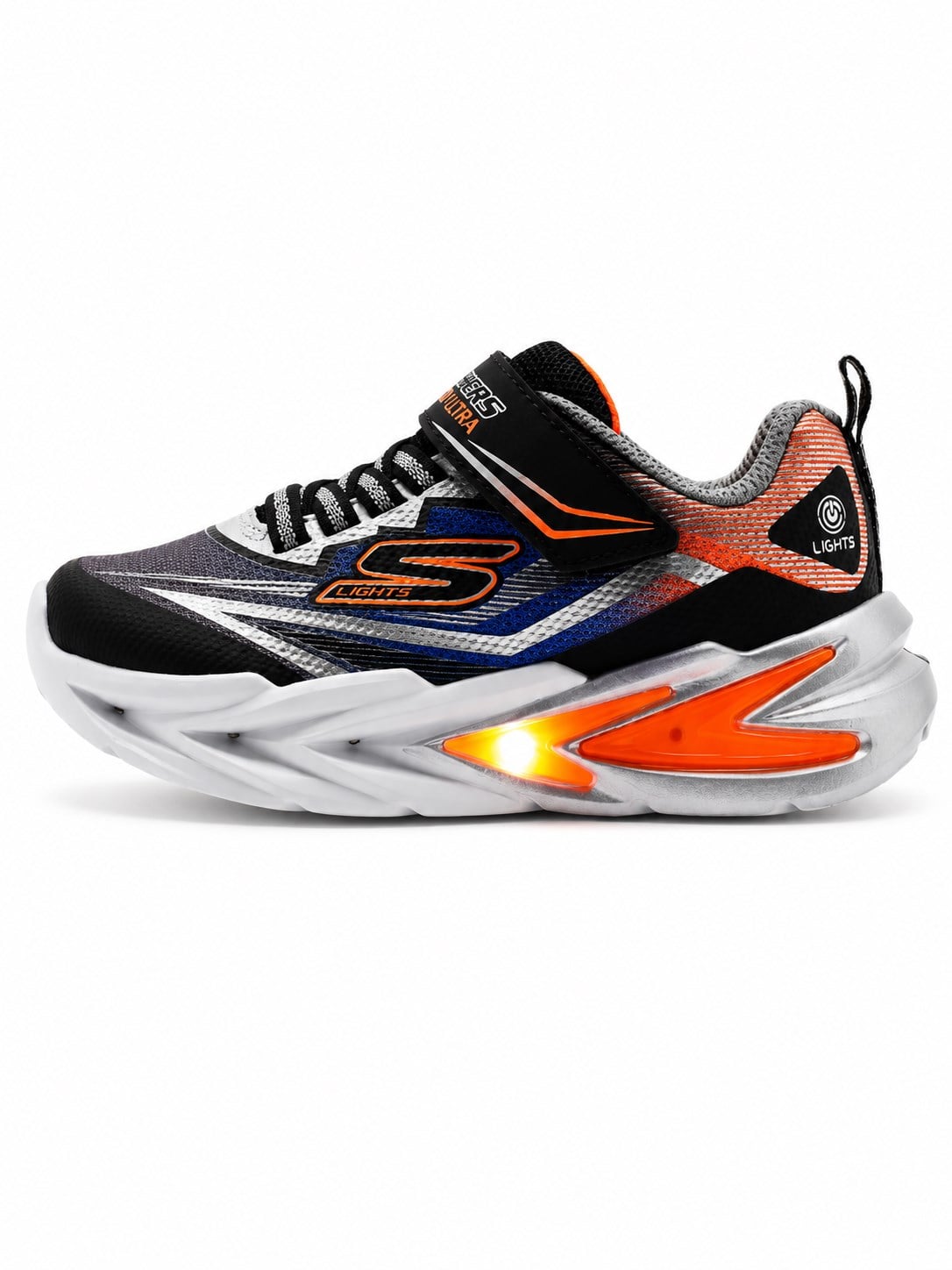 Skechers Erkek Çocuk Işıklı Spor Ayakkabı SİYAH - GÜMÜŞ