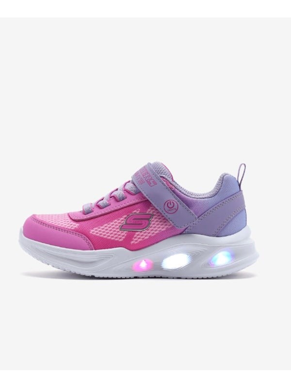 Skechers Kız Çocuk İki Renk Işıklı Spor Ayakkabı LAVANTA - PEMBE