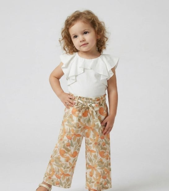 Sweetme Kız Çocuk Pantolonlu Takım 2-5 Yaş HAKİ