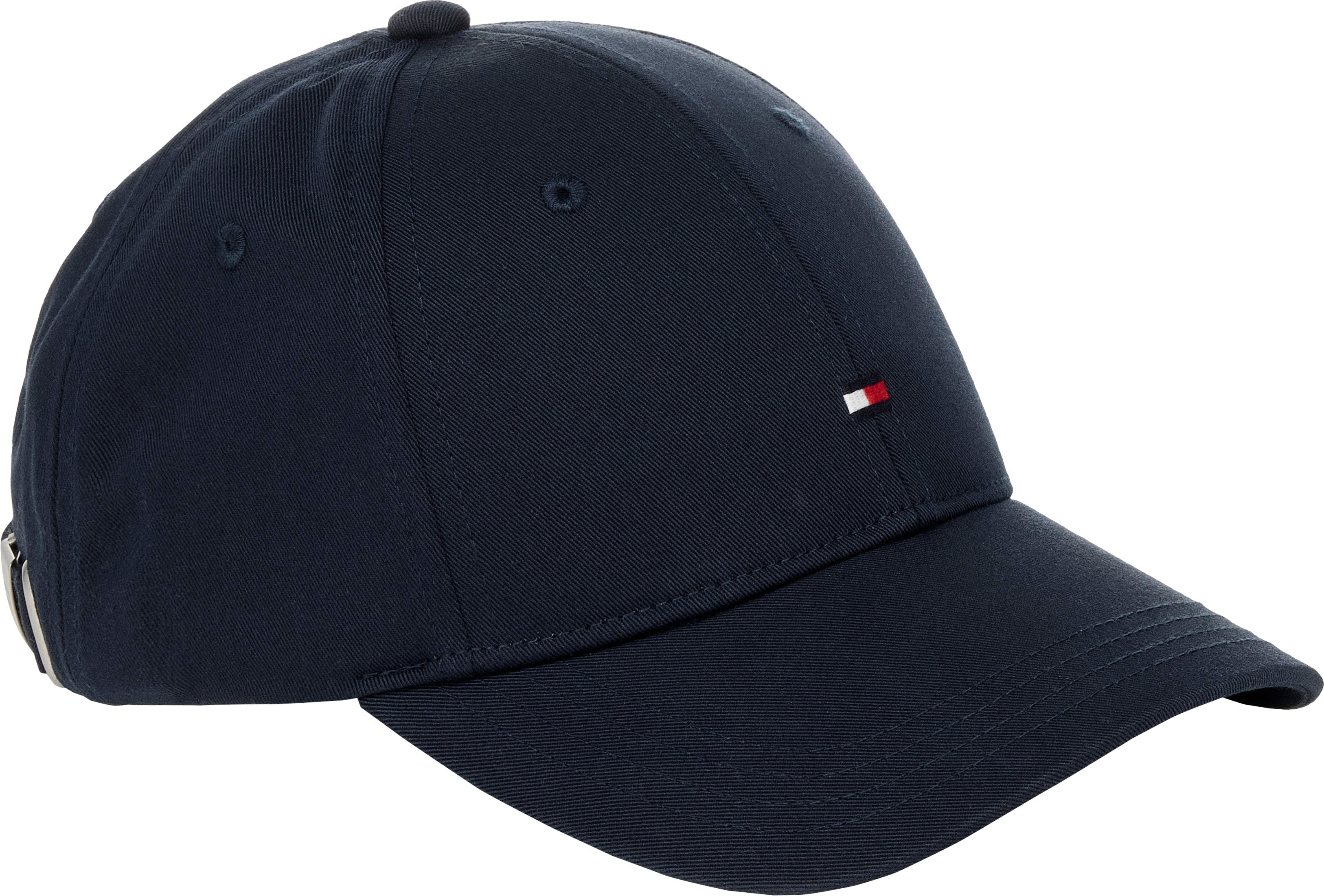 Tommy HilfigerŞapka %100 Pamuklu Klasik Logo Tasarımlı Ayarlanabilir Kep LACİVERT