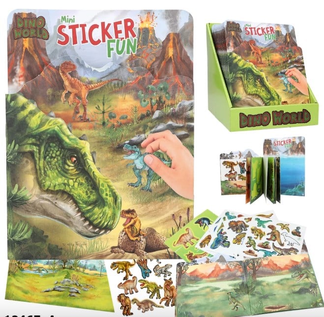 TOP MODEL DINO WORLD MINI STICKER FUN