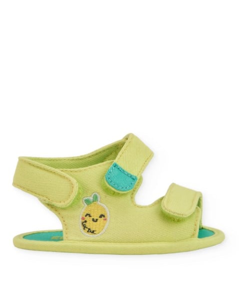 Tuc Tuc Erkek Bebek Ananas Baskı Cırt Cırtlı Sandalet 9-12 Ay YEŞİL