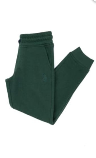 U.s Polo Assn Erkek Çocuk Lastikli Bel Örme Pantolon 3-14 Yaş YEŞİL
