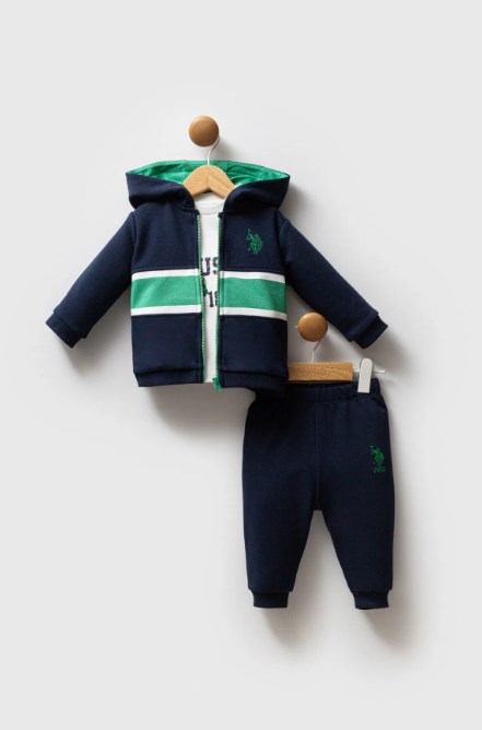 U.S.POLO ASSN ERKEK BEBEK 3LÜ TAKIM  USB2553