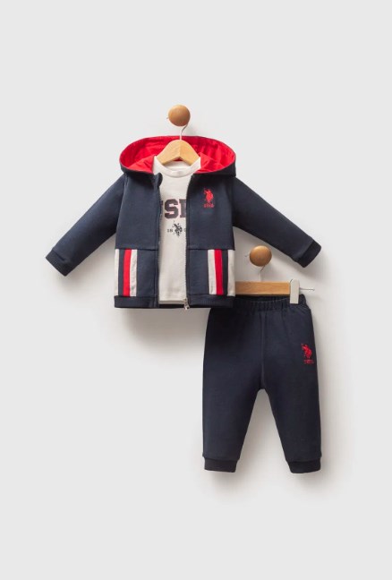 U.S.POLO ASSN ERKEK BEBEK 3LÜ TAKIM  USB2537