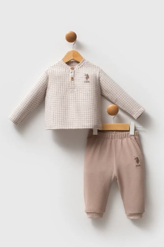 U.S.POLO ERKEK BEBEK 2 Lİ TAKIM USB2576