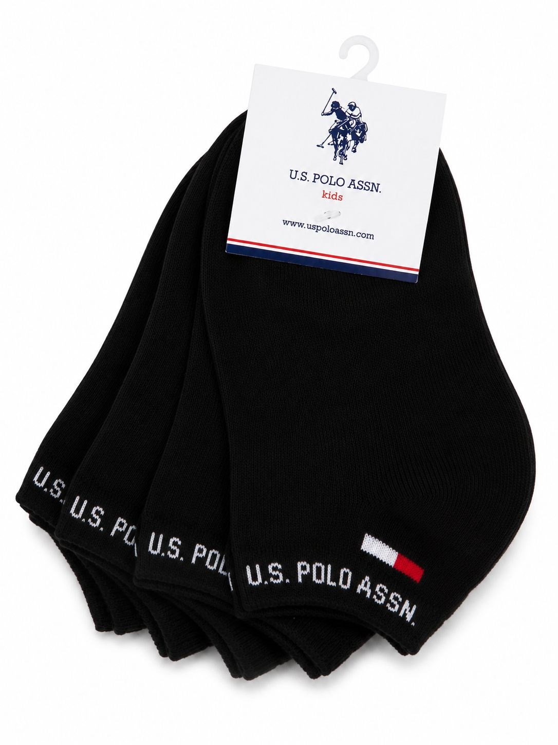 U.s Polo Assn. Erkek Çocuk 5 'Li Çorap SİYAH