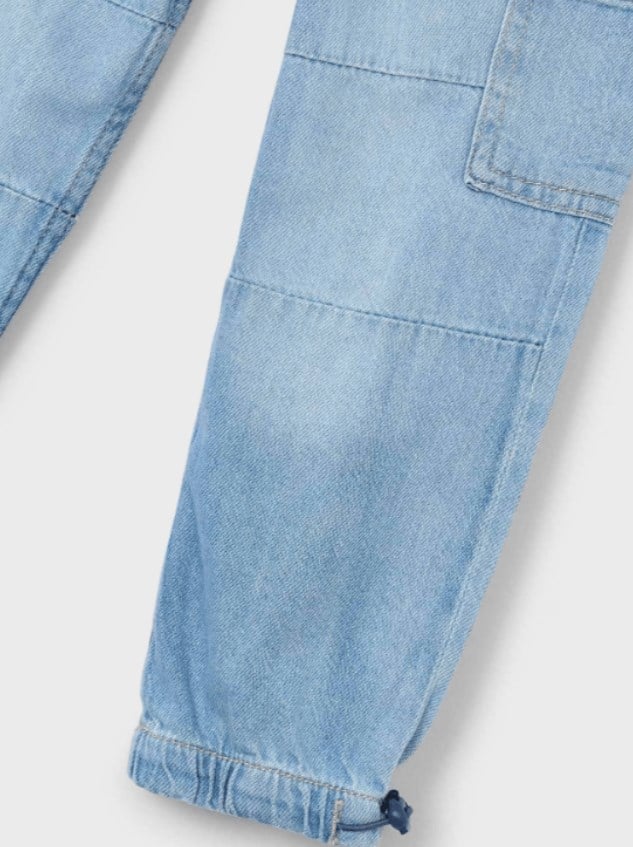 UNİSEX ÇOCUK 3573 KARGO DENİM PANTOLON GKM0424