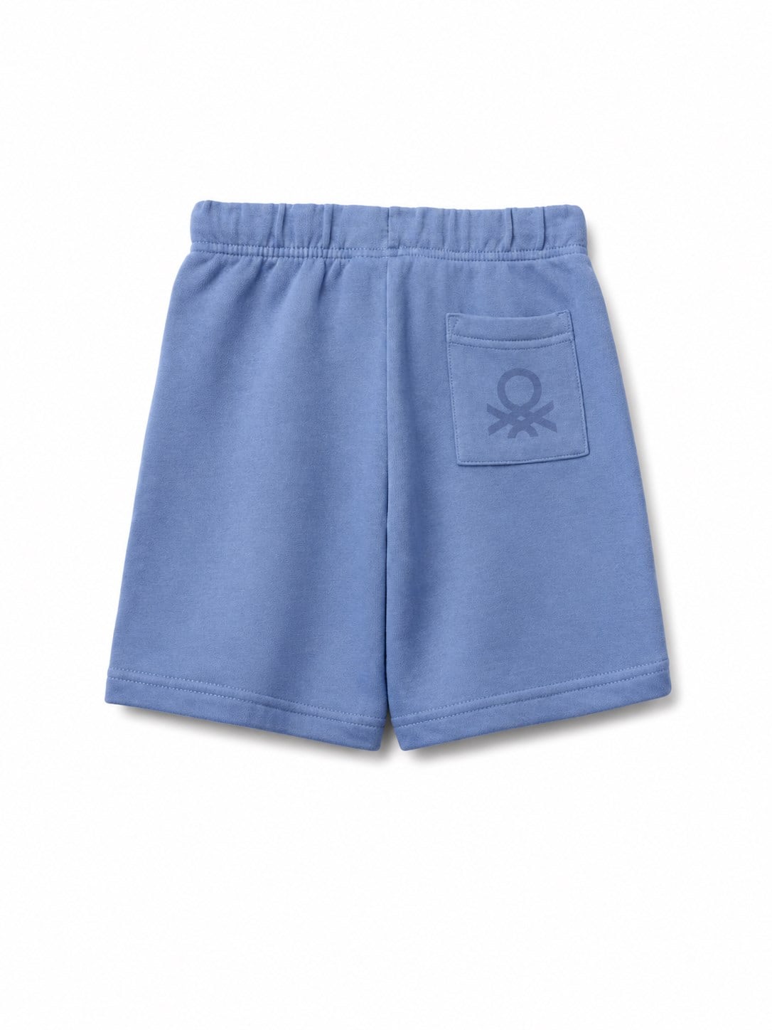United Colors of Benetton Erkek Bebek Benetton Logo Bermuda Şort 1-5 Yaş MAVİ