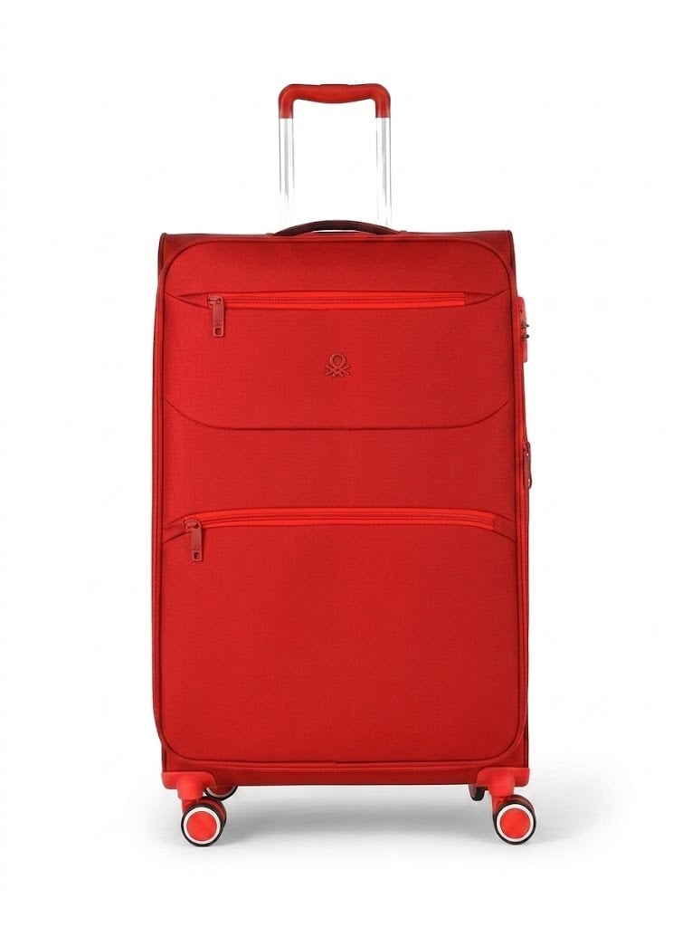 United Colors of Benetton Kumaş Valiz 60 Cm KIRMIZI