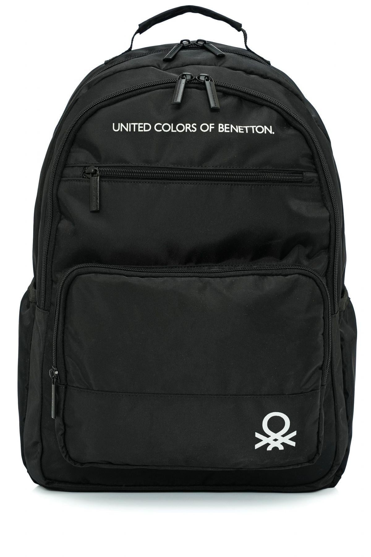 United Colors of Benetton Unisex Okul ve Seyahat Sırt Çantası SİYAH
