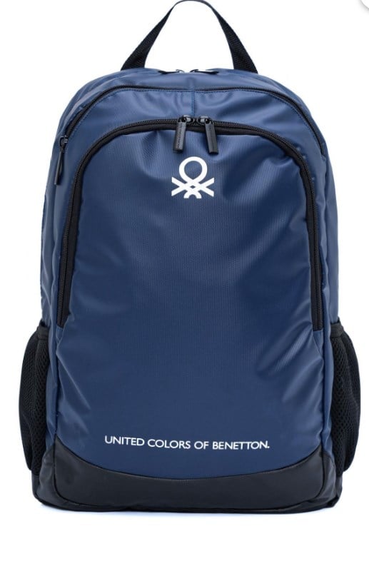 United Colors of Benetton Unisex Okul, Günlük ve Seyahat Sırt Çantası LACİVERT