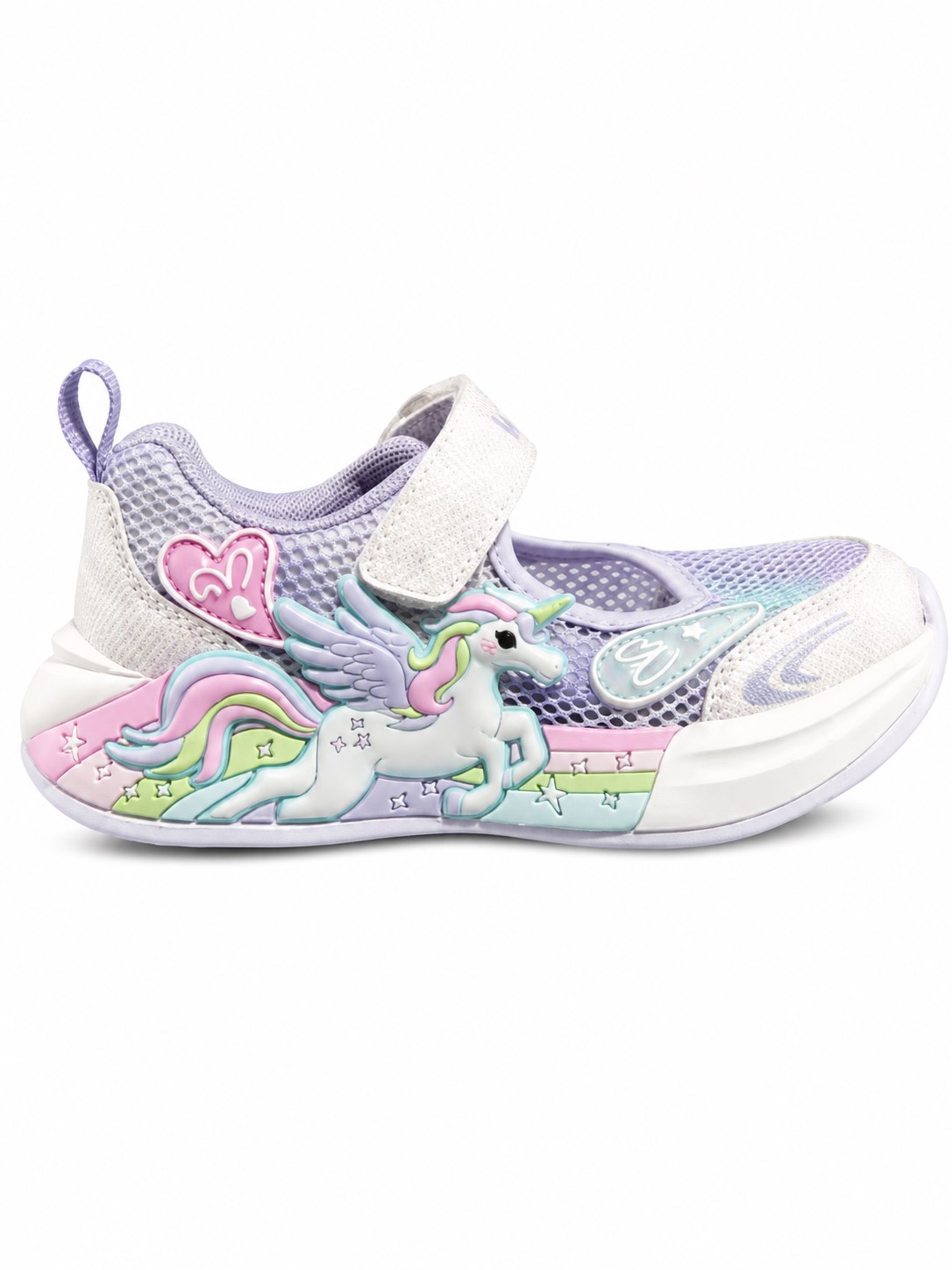 Vicco Maylo Unicorn Işıklı Ortopedik Kız Çocuk Spor Ayakkabı 26-30 LİLA
