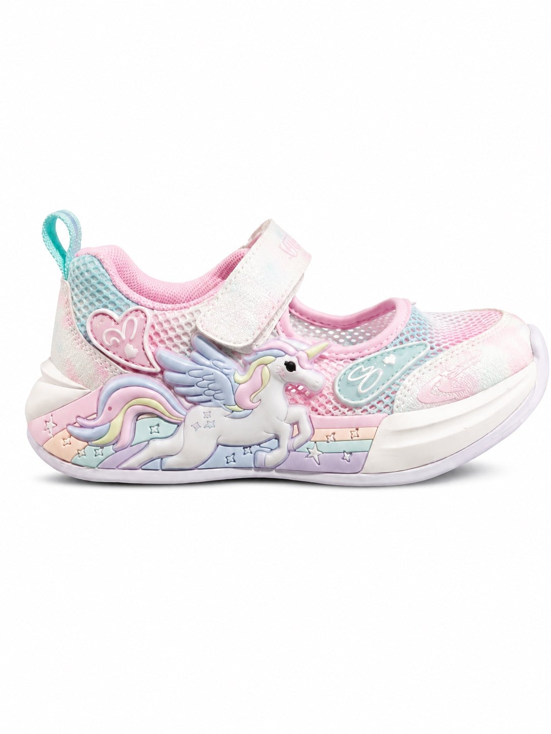 Vicco Maylo Unicorn Işıklı Ortopedik Kız Çocuk Spor Ayakkabı 26-30 PEMBE