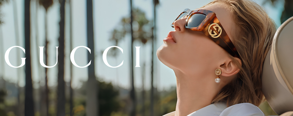 Gucci Güneş Gözlüklerinde Öne Çıkan İkonik Çerçeve Formları