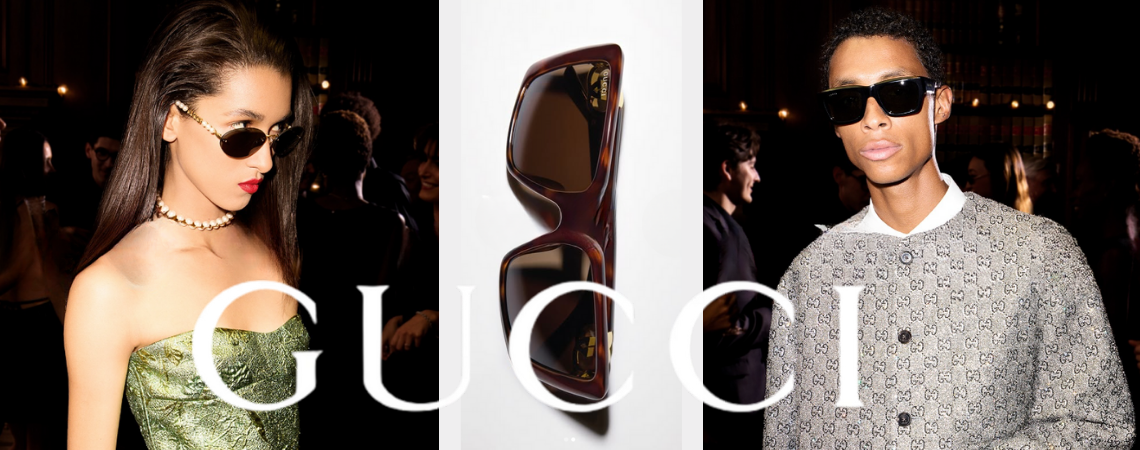 Gucci’nin İkonik Gözlük Tasarımlarında Cesur Renk ve Şekil Kombinasyonları