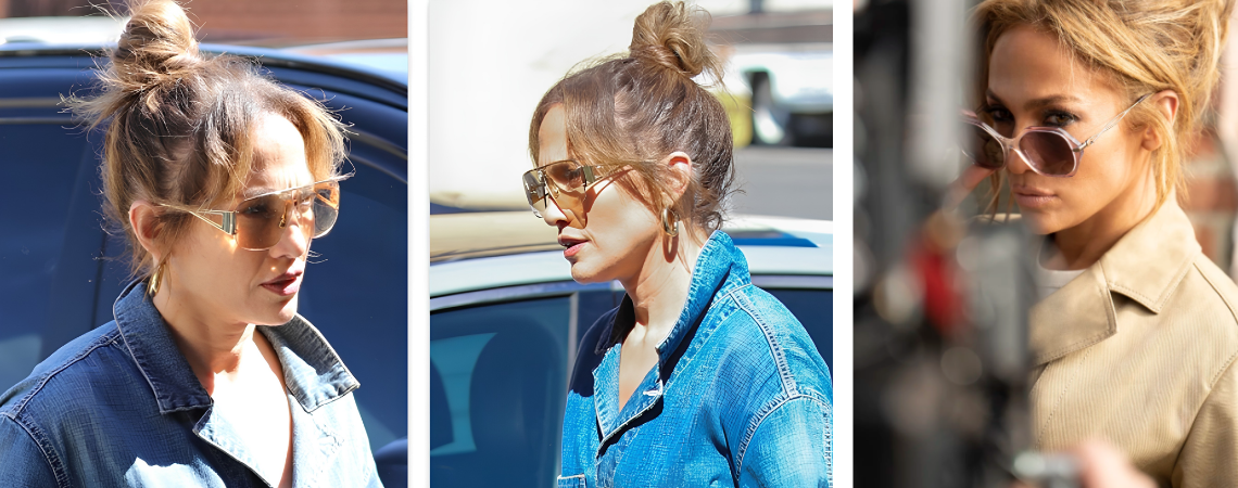 Jennifer Lopez’in Bottega Veneta Ribbon Gözlüğü İş Stiline Nasıl Uyarlanabilir?