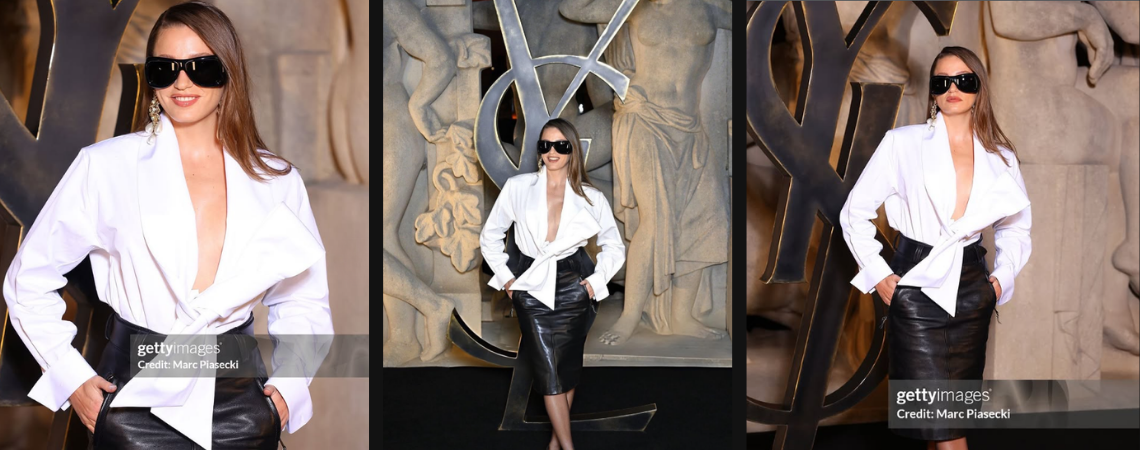 Paris Moda Haftası’ndan Yükselen Trend: Saint Laurent Defilesinde Oversized Güneş Gözlükleri