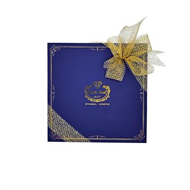 36lı Hediyelik Spesiyal Çikolata Lüx Mavi Kutu