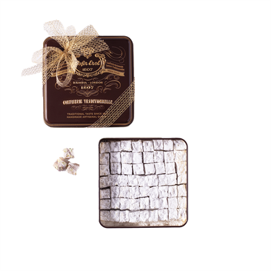 Çifte Kavrulmuş Antep Fıstıklı Lokum - Küçük Retro Teneke