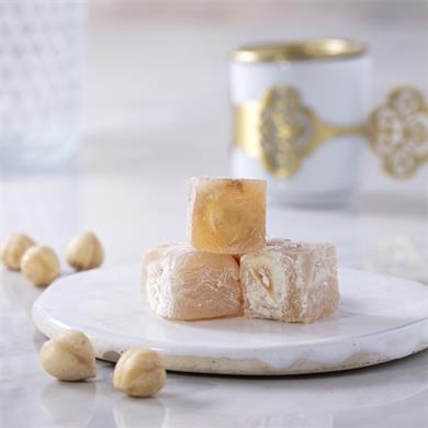 راحة الحلقوم التركية  التركية مع البندق المحمص المزدوج