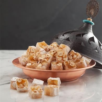 راحة الحلقوم التركية  التركية مع البندق المحمص المزدوج