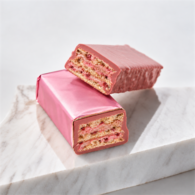 Çilek Aromalı Gofret - 30 Adet