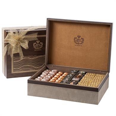 Şekerci Cafer ErolHediyelik Set Kutu - Özel Ahşap Kutu