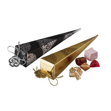 مولود كاندي كرتون مخروط ذهبي