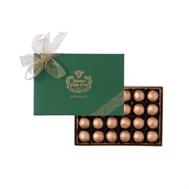 Şekerci Cafer ErolTahinli Truff Çikolata - Yeşil İnce Kutu