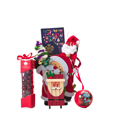 Yılbaşı Özel Set - Noel Babalı Keçe Çanta